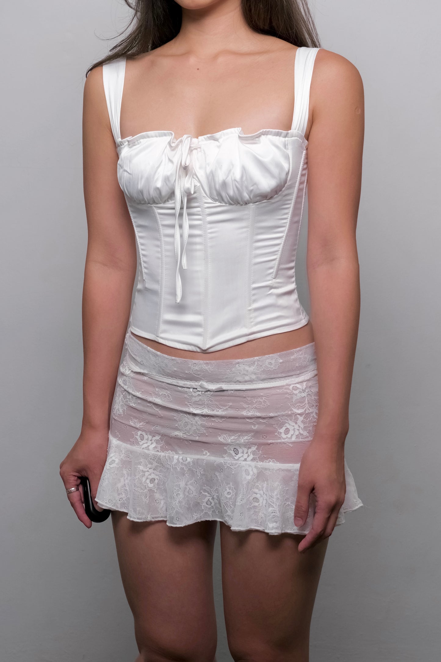 Hera Corset Top in White