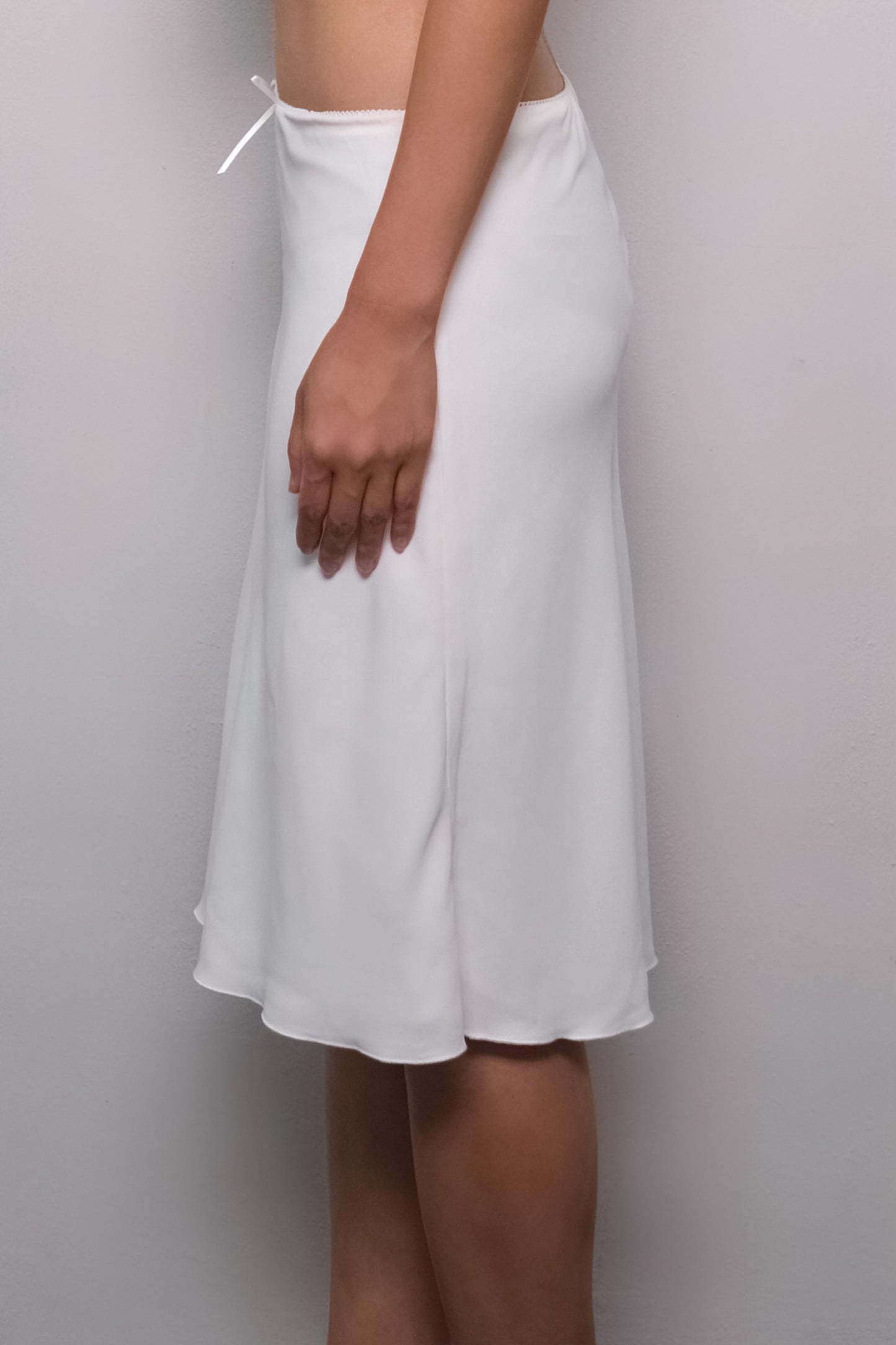 Isla Midi Skirt in White